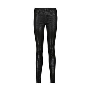 7 FOR ALL MANKIND Womens Black Zippered Ankle Skinny High Waist Jeans 30